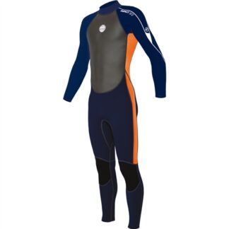 Alder Boys Impact 3/2mm Back Zip Wetsuit (2022) - Orange - 16 YRS