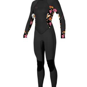 Bahia 3/2mm Back Zip Wetsuit in Black, Blue & Blue