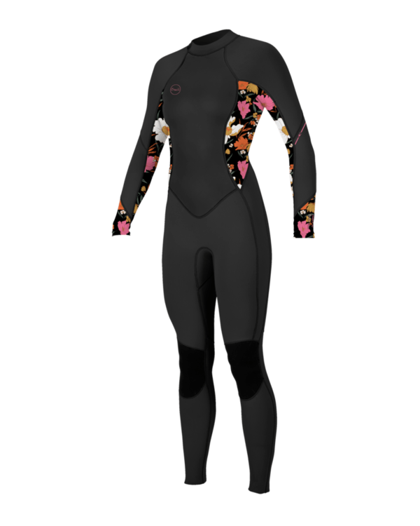 Bahia 3/2mm Back Zip Wetsuit in Black, Blue & Blue
