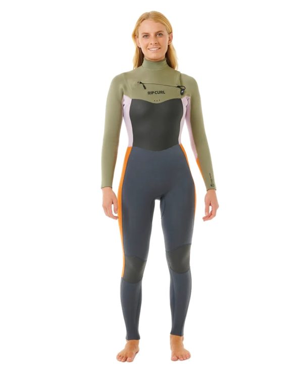 Dawn Patrol 4/3mm Chest Zip Wetsuit in Charcoal
