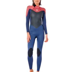 Omega 3/2mm Back Zip Wetsuit in Slate Rose