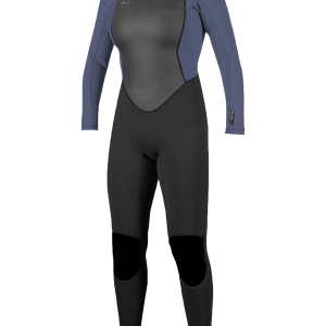 Reactor-2 3/2mm Back Zip Wetsuit in Black & Mist