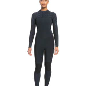 Swell Series 5/4mm Back Zip Wetsuit in Black