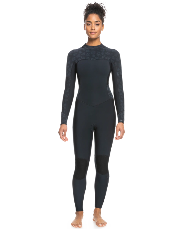 Swell Series 5/4mm Back Zip Wetsuit in Black