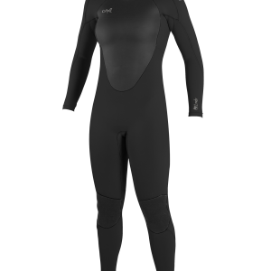 Womens Epic 5/4mm Back Zip Wetsuit in Black