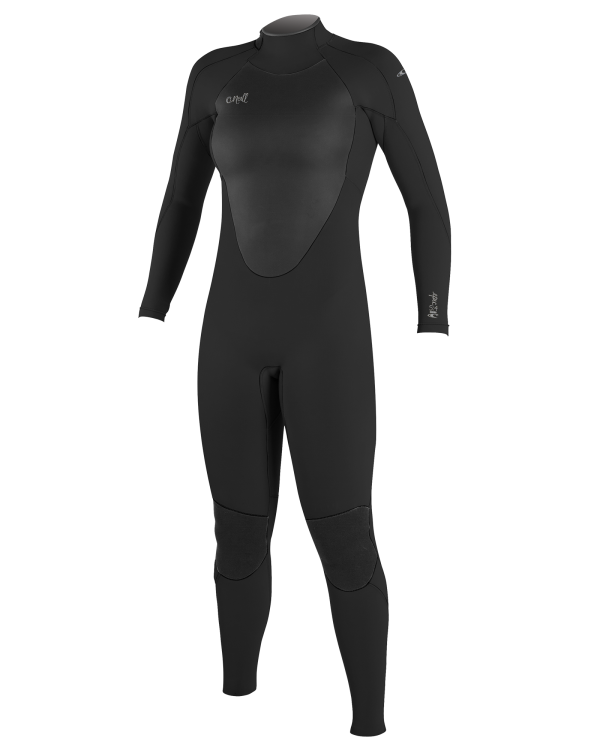 Womens Epic 5/4mm Back Zip Wetsuit in Black