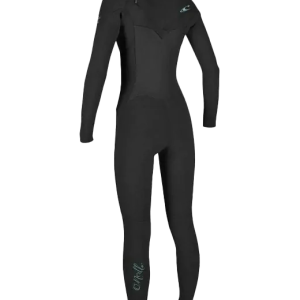 Womens Epic 5/4mm Chest Zip Wetsuit in Black